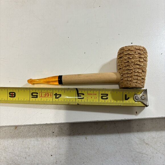 New Missouri Meerschaum Straight Filter Corn Cob Pipe - Picture 9 of 9